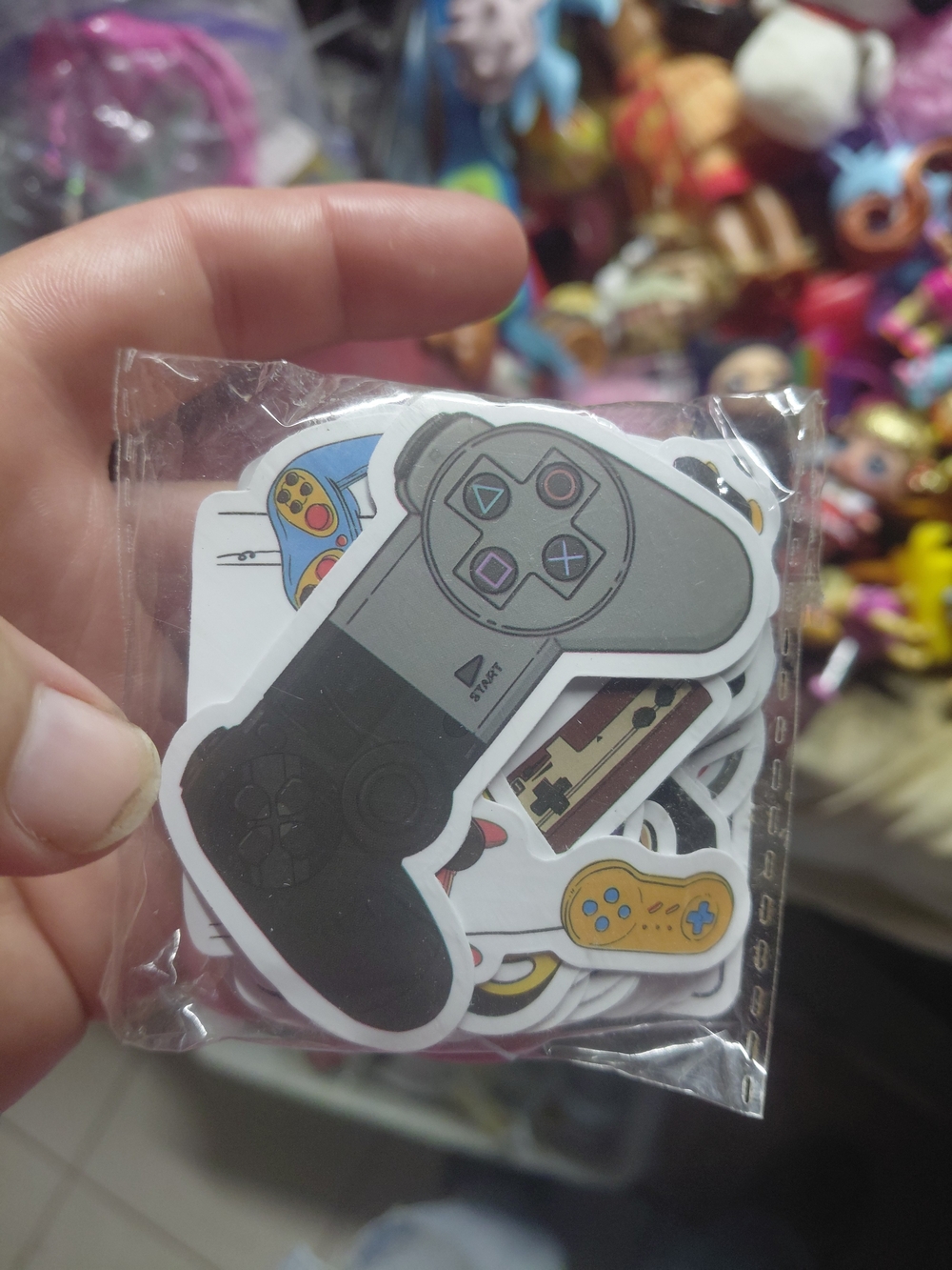 Gaming Controller Sticker Set - Black & Gray Designs